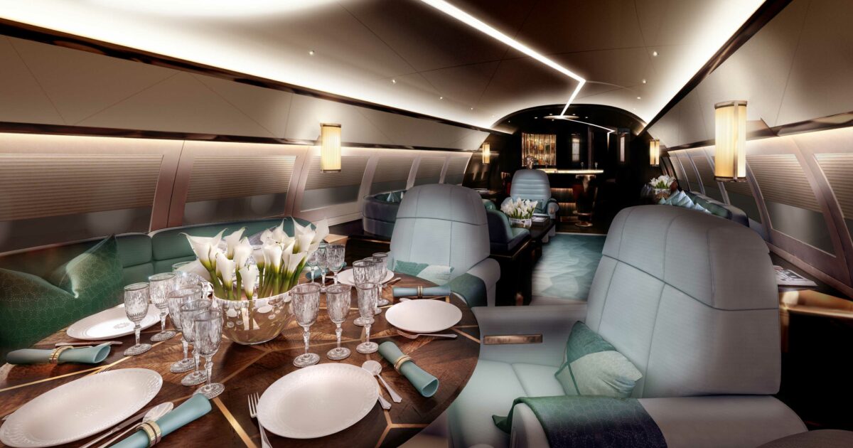 Winch Design | BBJ Private Jet Design: "Mayfair"
