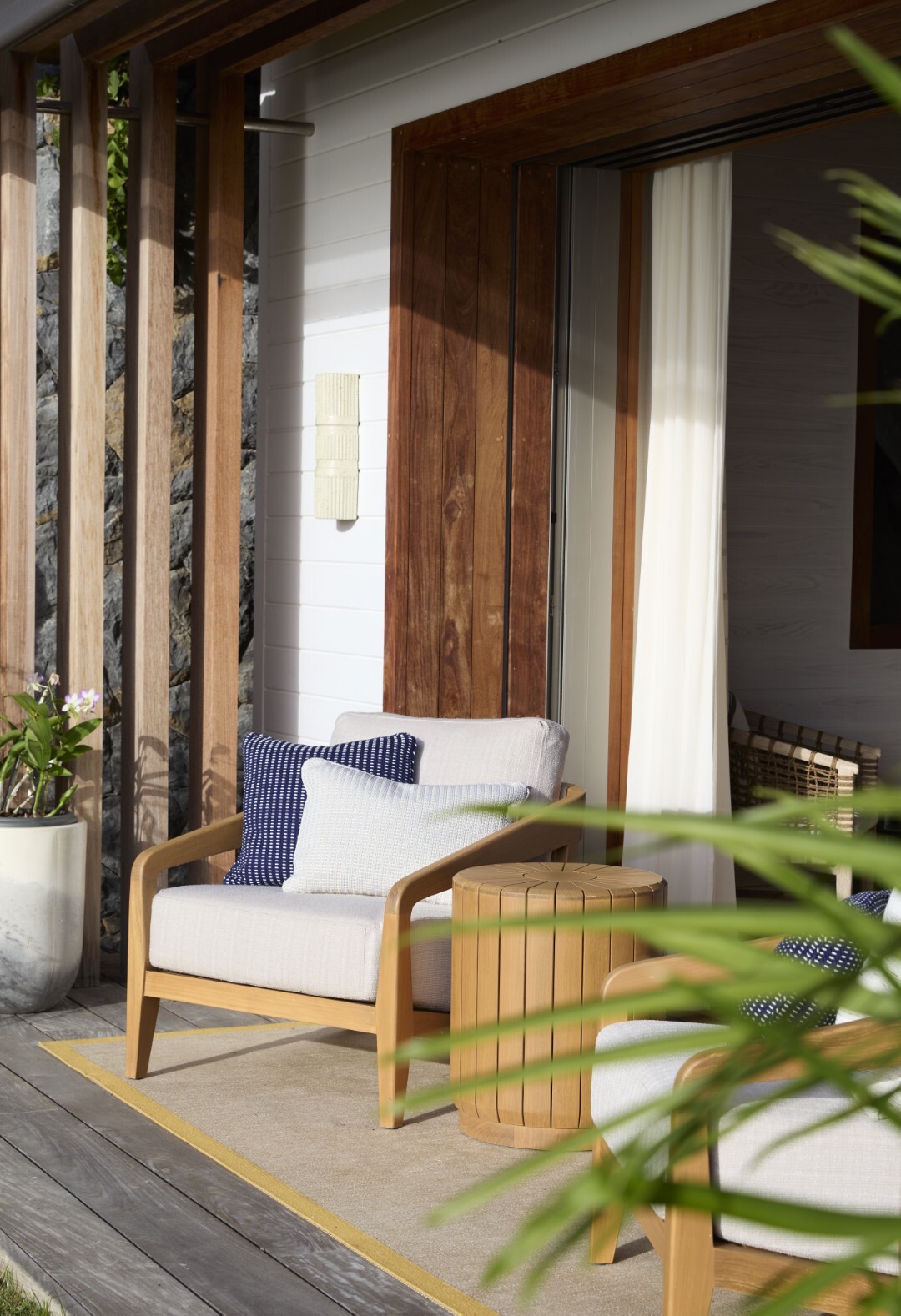 Chair and cushions St Barths Villa